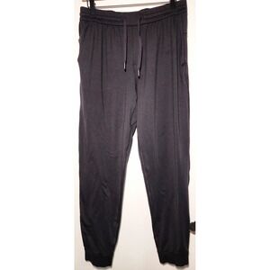 Lululemon Men M Black Soft Jersey Jogger Pants Comfort Stretch Athleisure Medium